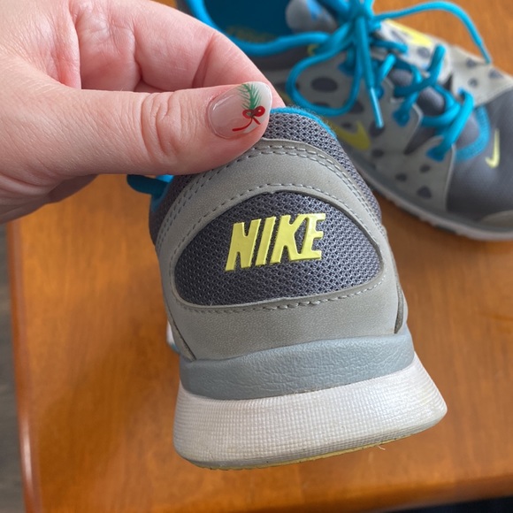 Nike Training Fitsole Sneakers Size 7 Blue Gray VGUC - Picture 3 of 11